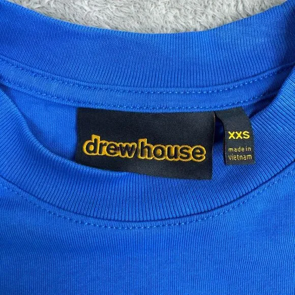 Drew House Toronto Maple Leafs Carlton The Bear T-Shirt Mens 2XS Blue Graphic - Picture 3 of 7